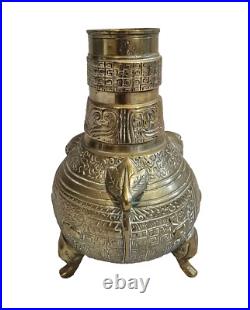 Antique Vase Tripodes Chinoise En Bronze De Style HAN, XIXe siècle