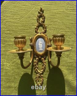 Applique murale candélabre Ancienne bronze Doré XIX ème siècle Applique murale candélabre Ancienne bronze Doré XIX ème siècle