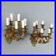 Appliques-Anciennes-Bronze-Dore-6-Lumieres-XIXe-Siecle-Originales-01-sdx