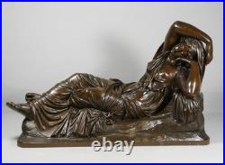 Ariane endormie Important bronze d'édition Barbedienne, fin du XIXe siècle