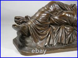 Ariane endormie Important bronze d'édition Barbedienne, fin du XIXe siècle