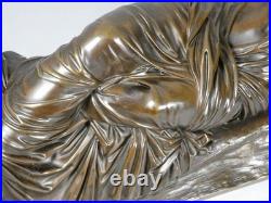 Ariane endormie Important bronze d'édition Barbedienne, fin du XIXe siècle