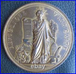 Assemblée Nationale Coffret de 2 médailles en bronze 1879, attribué, par Oudiné