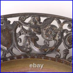 Assiette Ancienne Bronze Antonio Pandiani Italie XIXe Siècle Originale
