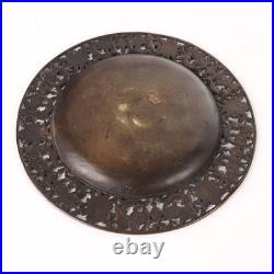 Assiette Ancienne Bronze Antonio Pandiani Italie XIXe Siècle Originale