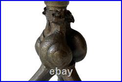 Auguste CAIN (1821-1894) Paire Coupes en Bronze Animaux Végétaux XIX ème Siècle