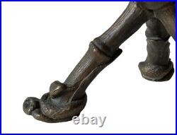 Auguste CAIN (1821-1894) Paire Coupes en Bronze Animaux Végétaux XIX ème Siècle