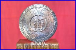 BAISER DE PAIX bronze argenté XIXe 19e siècle OSCULATOIRE 19th pax liturgie