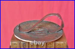 BAISER DE PAIX bronze argenté XIXe 19e siècle OSCULATOIRE 19th pax liturgie