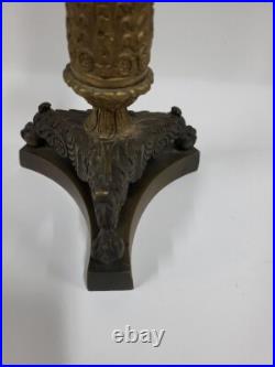 BOUGEOIR EMPIRE EN BRONZE DU XIX ème SIECLE