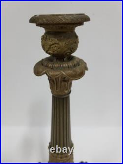 BOUGEOIR EMPIRE EN BRONZE DU XIX ème SIECLE