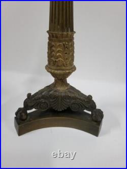 BOUGEOIR EMPIRE EN BRONZE DU XIX ème SIECLE