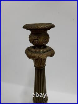 BOUGEOIR EMPIRE EN BRONZE DU XIX ème SIECLE