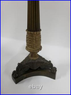 BOUGEOIR EMPIRE EN BRONZE DU XIX ème SIECLE