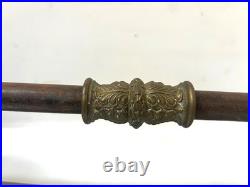 Barre de foyer d'époque restauration en bronze doré XIX siècle