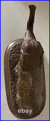Beau bronze ciselé XIX° siècle Elephant d'Inde harnaché