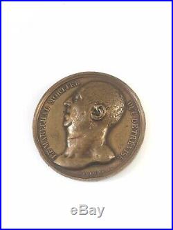 Belle Médaille Bronze MARÉCHAL MORTIER DUC DE TRÉVISE F. MONTAGNY Daprès Nature