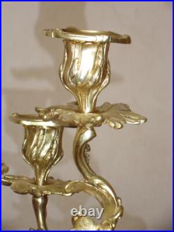 Belle composition de garniture de cheminée XIX siècle Belle composition de garniture de cheminée XIX siècle
