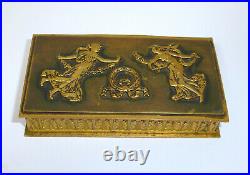 Boîte À Timbres Vienne XIXe Siècle Bronze Boîte À Timbres Vienne XIXe Siècle Bronze