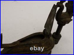 Boîte à fards bronze Paons Inde XIXe siècle (18321)