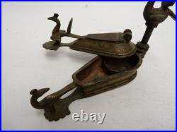 Boîte à fards bronze Paons Inde XIXe siècle (18321)