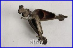 Boîte à fards bronze Paons Inde XIXe siècle (18321)