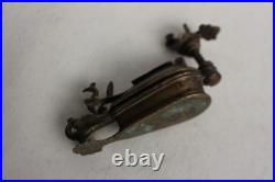 Boîte à fards bronze Paons Inde XIXe siècle (18321)