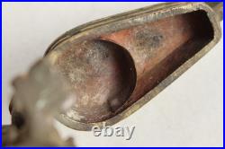 Boîte à fards bronze Paons Inde XIXe siècle (18321)