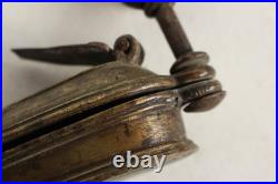 Boîte à fards bronze Paons Inde XIXe siècle (18321)