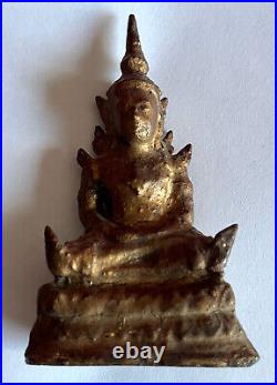 Bouddha En Bronze Dore/ Thailande/ XIX Siecle