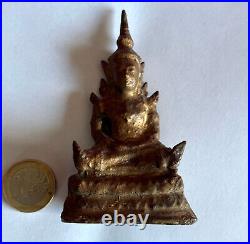 Bouddha En Bronze Dore/ Thailande/ XIX Siecle