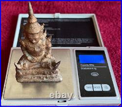 Bouddha En Bronze Dore/ Thailande/ XIX Siecle