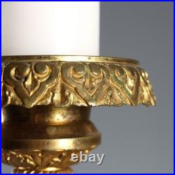 Bougeoir Ancien Bronze Doré Décorations Italie XIXe Siècle Original