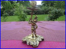 Bougeoir Ancien Prince Bronze XIX siècle France Bougeoir Ancien Prince Bronze XIX siècle France