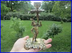 Bougeoir Ancien Prince Bronze XIX siècle France