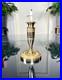 Bougeoir-Bronze-XIXe-Siecle-Style-Empire-Chandelier-Bougie-01-bex