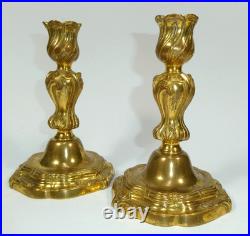Bougeoir Porte-Bougie Bronze Style Empire XIXe Siècle TA-6