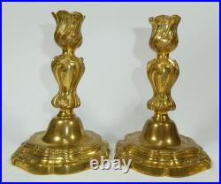 Bougeoir Porte-Bougie Bronze Style Empire XIXe Siècle TA-6 Bougeoir Porte-Bougie Bronze Style Empire XIXe Siècle TA-6