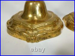 Bougeoir Porte-Bougie Bronze Style Empire XIXe Siècle TA-6