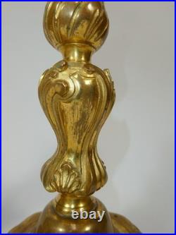 Bougeoir Porte-Bougie Bronze Style Empire XIXe Siècle TA-6