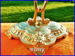 Bougeoir ancien Perroquet bronze XIXe siècle Antique bronze parrot candlestick