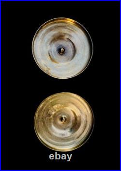 Bougeoirs Empire Bronze Doré Ciselé Début XIX Ème Siècle candlesticks