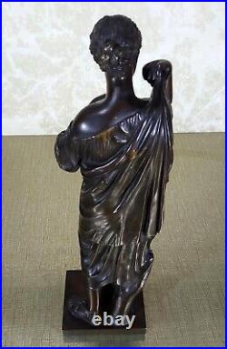 Bronze Artémis dite Diane de Gabies. XIX ème siècle