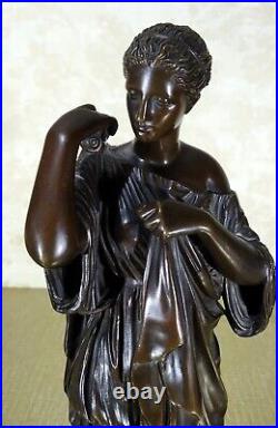 Bronze Artémis dite Diane de Gabies. XIX ème siècle