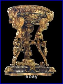 Bronze Doré Au Mercure, Seconde Moitié Du XIXe Siècle BRULE PARFUM EXCEPTIONNEL