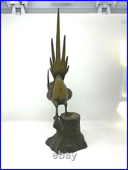 Bronze Japonais & Oiseau & Asie & Asiatique & XIX -ème Siècle & Japon