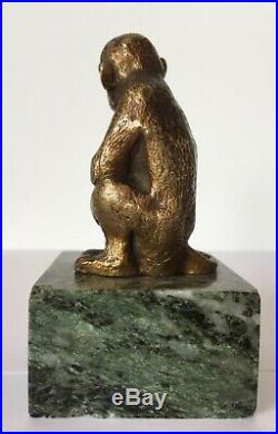 Bronze animalier représentant un Petit singe époque XIX ème siècle