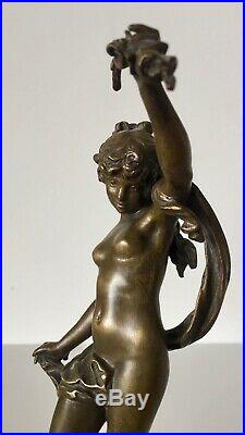 Bronze la Jeunesse, Auguste MOREAU d époque XIX ème siècle