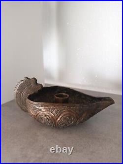 Brûle-Encens Chandelier Bronze Inde Fin du XIXe siècle