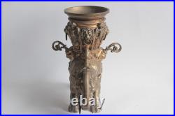 Brûle parfum Lampe à huile orientaliste bronze Éléphant XIXe siècle (73170)